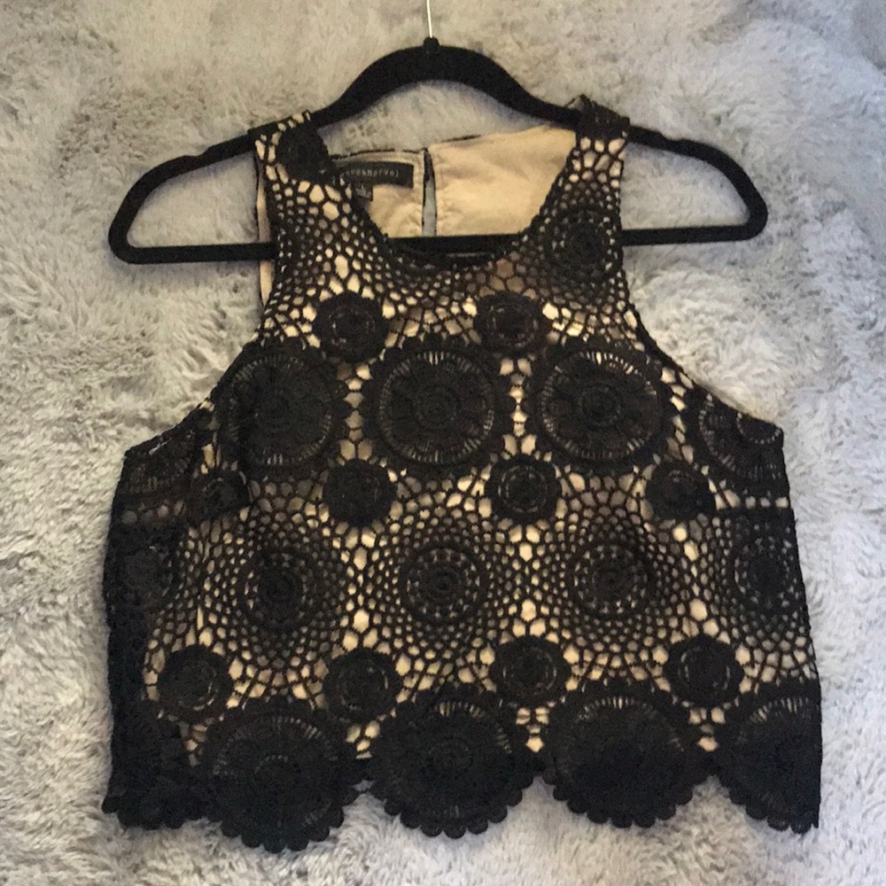 Dance & Marvel  lace tank/blouse.